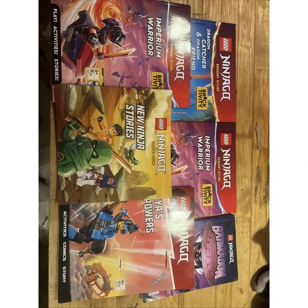 Lego Ninjago Book‎ Lot Kids Readers (No Bricks)